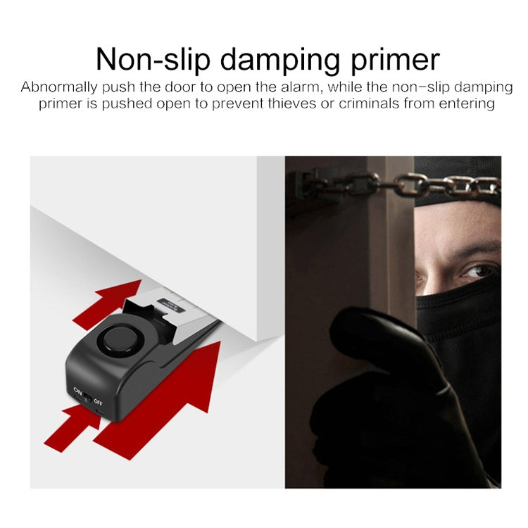 HH-MD001 Door Stop Wedge Alarm for Home and Travel HH-MD001 Door Stop Wedge Alarm for Home and Travel